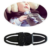 BxuanW chest harness clip front view shows secure car-seat buckle for safer rides.