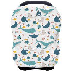 ByeBye Calorie Sea World nursing canopy provides private breastfeeding on the go.
