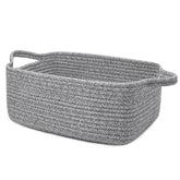 BYLSSNUK gift basket empty grey assembled for easy gift-giving
