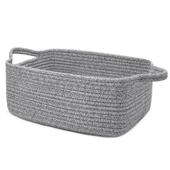 BYLSSNUK gift basket empty grey assembled for easy gift-giving