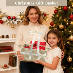 BYLSSNUK Rope storage basket for nursery storage of diapers and toys.