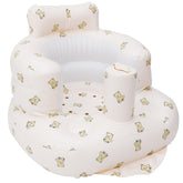 BZVQLO baby inflatable seat with built-in air pump enables quick setup for on-the-go feeding.