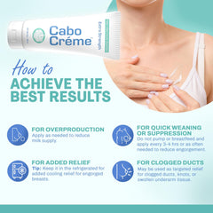 Cabocreme cucumber extract highlighting hydrating, cooling sensation on skin.