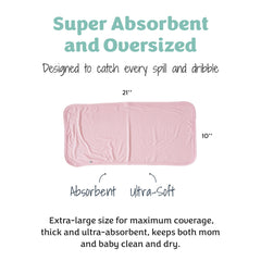 Caden Lane burp cloths solid-colors-prints offer stylish versatility for boys and girls.