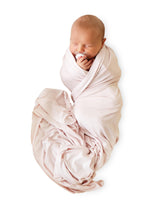 Caden Lane swaddle blanket soft-touch close-up for gentle skin comfort and cozy sleep