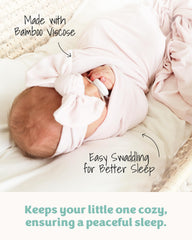 Caden Lane swaddle versatility as blanket for hospital, stroller, and nursing