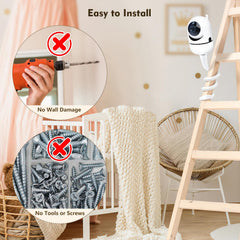 CaGuan tool-free installation demonstrated on crib