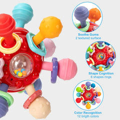 CAHILON Montessori sensory toy highlights textured surfaces for tactile development.