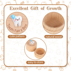 Caiumai Tooth Fairy coin inside box highlights surprise keepsake during visits.