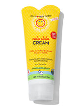 California Baby Calendula Cream new packaging tube showing recyclable design for easy dispensing
