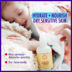 Allergen-free California Baby Calendula Lotion badge indicates gluten-free and dairy-free compatibility.