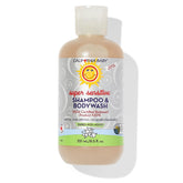 California Baby Super Sensitive bottle shows a gentle 2-in-1 cleanser for delicate skin