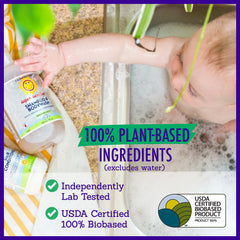 California Baby Super Sensitive fragrance-free claim emphasizes gentle cleansing