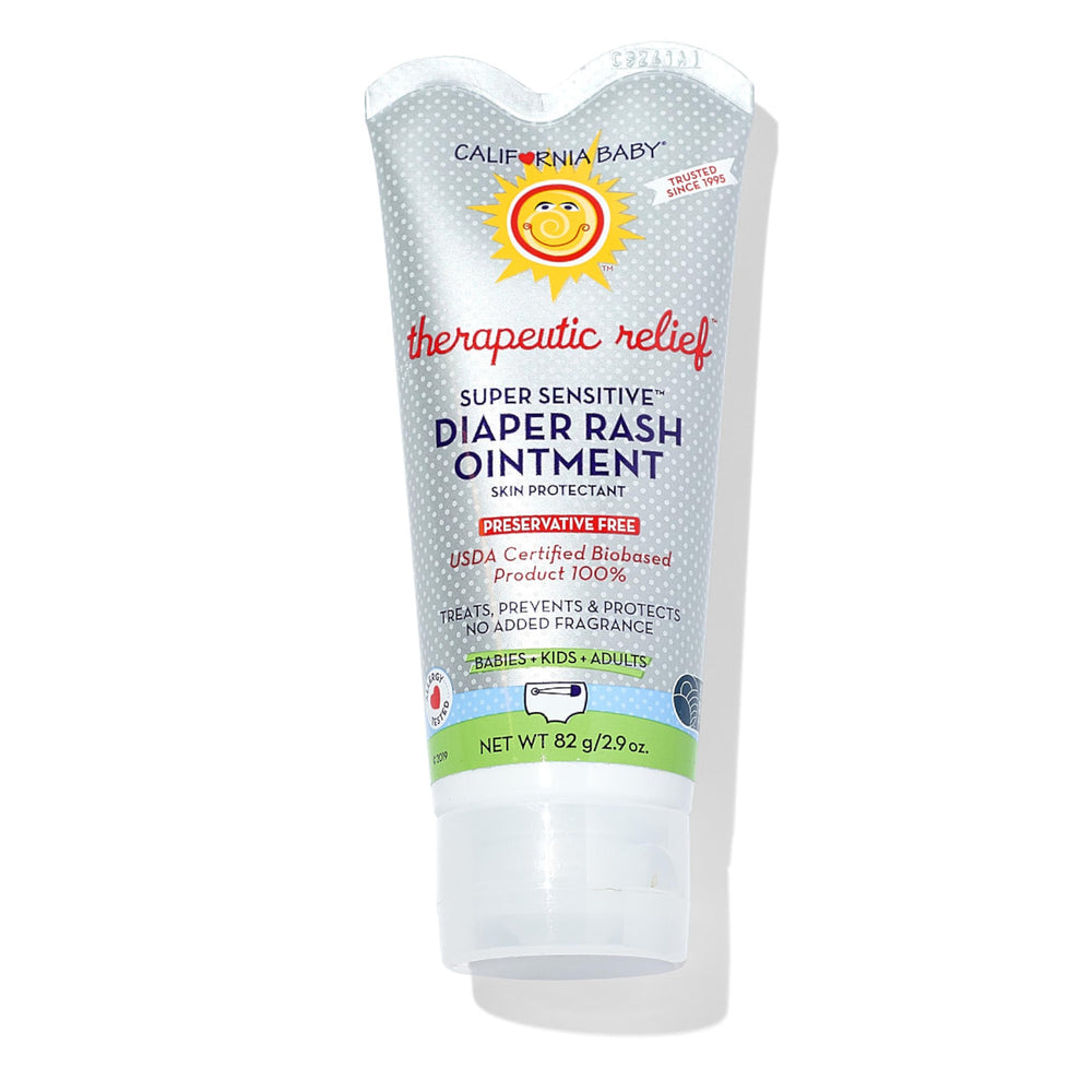 California Baby Super Sensitive Diaper Cream tube for easy application on sensitive skin