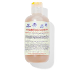 California Baby Tea Tree & Lavender label close-up showing pure essential-oil scent.