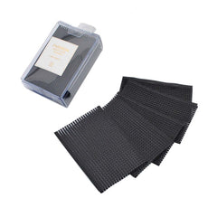 Calsgkspray square pad clip in black for secure bangs styling and quick grip.