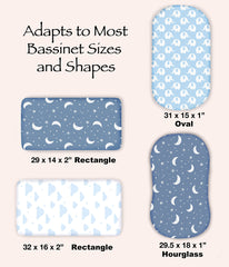 Cambria Baby organic cotton jersey closeup showing soft weave and comfort.