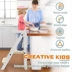 CaMecequter Taleco Gear foldable toddler stool folded flat for compact storage