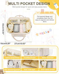 Camillemma diaper backpack USB port enables easy charging on the move.