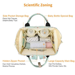 CAMILLEMMA Diaper Bag Waterproof Nylon protects gear during rain or spills.
