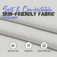 Elastic loops on Camp County Beyond sheet secure fit on busy toddler cots