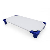 Camp County Beyond fitted cot sheet 22x52 in light grey for snug daycare comfort