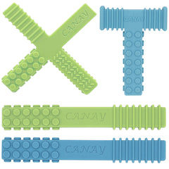 CANAY Xtra Tough Chew Bricks pack front for calming sensory breaks.