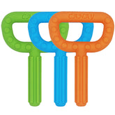 CANAY Xtra Tough chew toy-building-block-textures promote focused chewing and sensory calm.