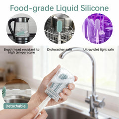 CandyHome straw brush keeps narrow straw tips spotless during outings.