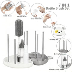 CandyHome bottle drying rack travel design dries bottles quickly after meals.