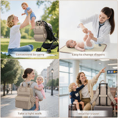 CandyHome changing pad included highlights comfortable, skin-friendly surface for diaper changes.