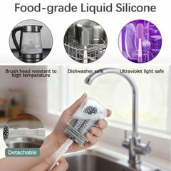 CandyHome straw brush closeup enables effective cleaning of hard-to-reach straw interiors.