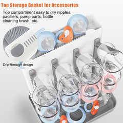 CandyHome vertical dryer top view highlights efficient air flow reducing dry times.