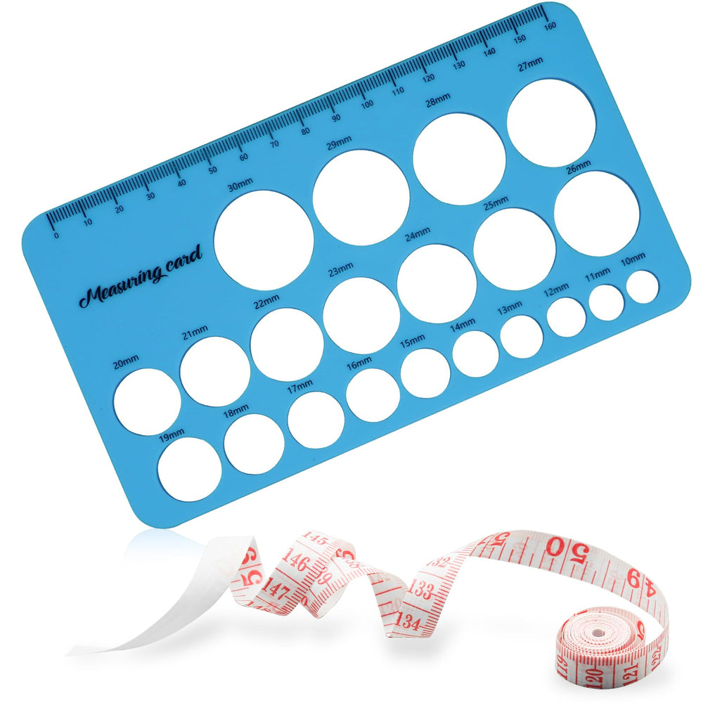 CANIPHA Nipple Ruler blue measuring tool helps identify flange size for a comfortable pump