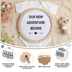 Canlierr plush brown baby booties with bear accents for cozy newborn photos.