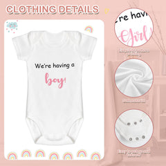 Canlierr pregnancy announcement set baby booties keeping tiny feet warm during photos