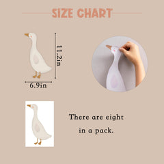 CANTLY geese wall decal closeup shows waterproof vinyl suitable for kids' spaces.