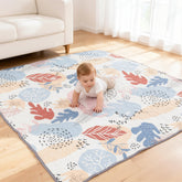 CAPAKIDDO play mat with thick cushioning for comfy tummy time on floors