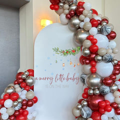 Capiont A Merry Little Baby On The Way decal easy-apply surface detail.