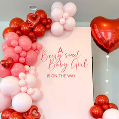 Capiont Baby shower background decor provides soft, cohesive party ambiance.
