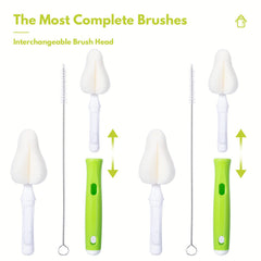 Carebabymore long straw brush ideal for cleaning sippy cup straws and bottle straws.