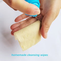 Careboree bamboo rayon wipes show soft texture suitable for delicate skin