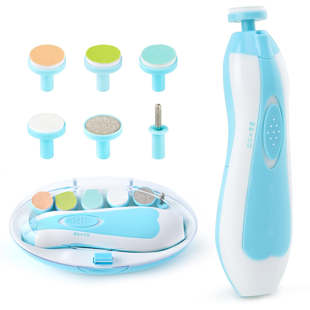 CareLAX baby nail trimmer with front LED light enables precise night trimming