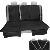 Caricar car seat protector waterproof backseat cover shields fabric and leather seats from spills.