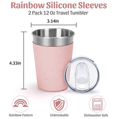 Carperipher 304 stainless steel 12oz cup demonstrates durable rust-resistant construction.