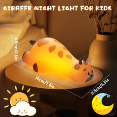 Carry360 rechargeable giraffe night light with USB-C recharge.