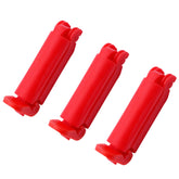 car seat belt clip red 3-pack keeps straps secure for safer travels