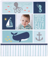 Carters Blue Nautical Memory Book front cover shows the keepsake album design for baby memories.