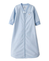 Carter's unisex sleep bag blue dog front view with cozy fit and safe changes