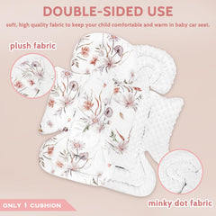 CARUILI head support with reversible beans side offers textured comfort for tiny heads